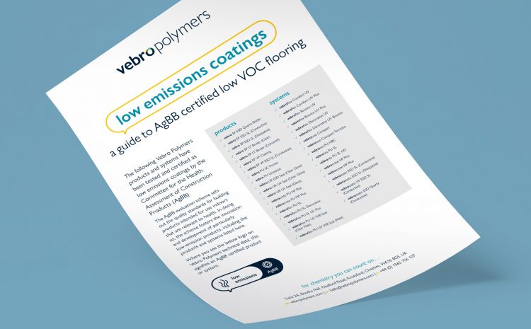  AgBB Certified Low Emissions Coatings