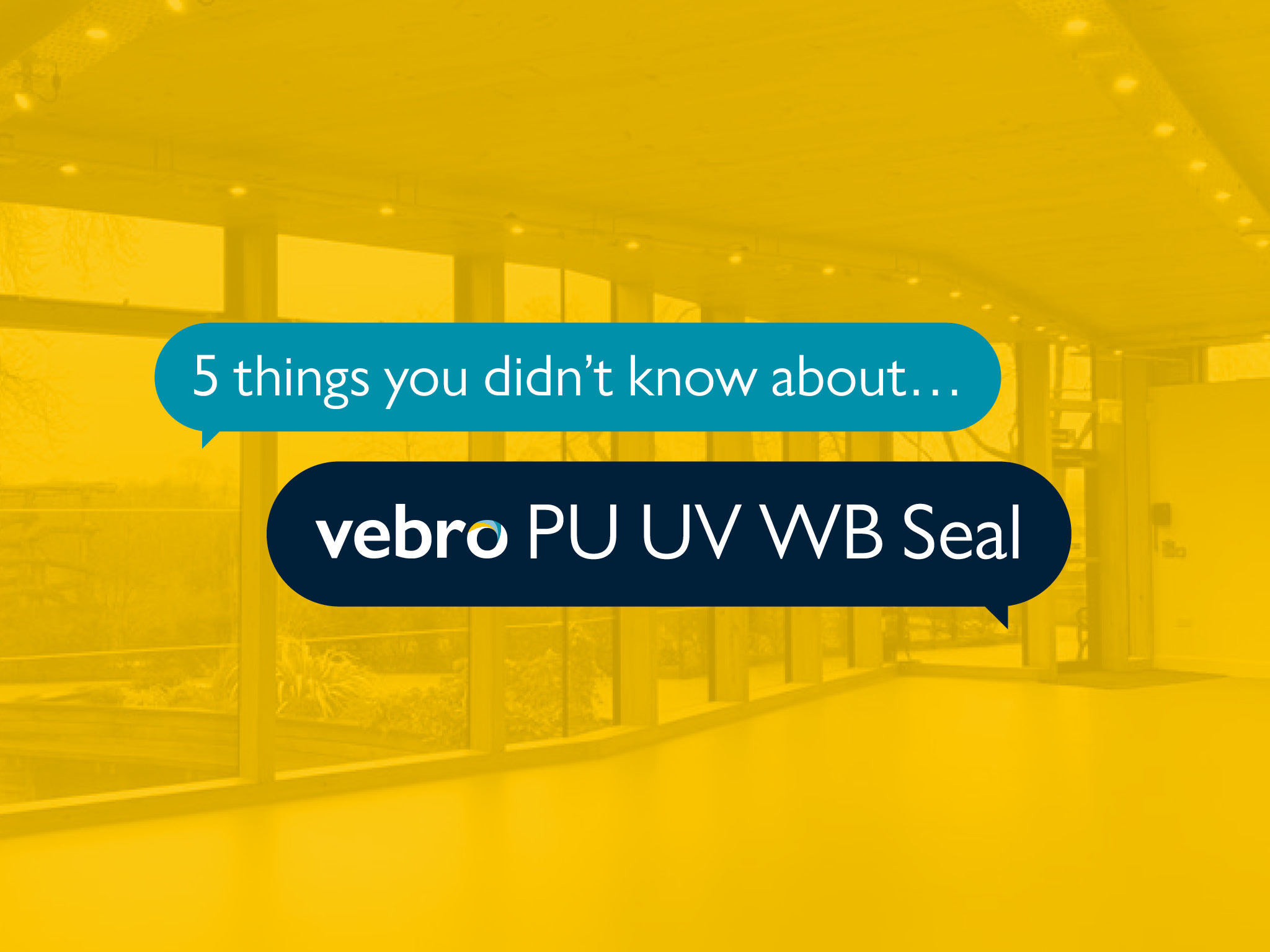 5 things you didn't know about vebro PU UV WB Seal