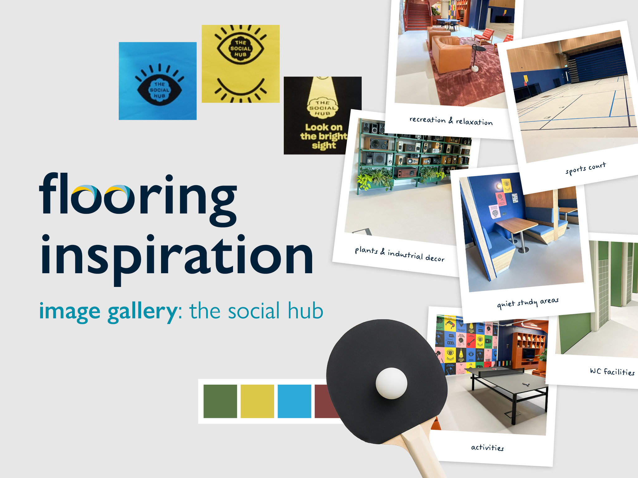 Resin Floor Inspiration - Image Gallery Vinyl Floor Alternative at The Social Hub, Glasgow